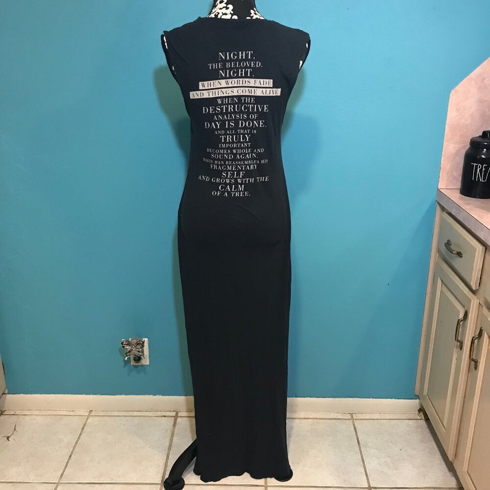 HTF Urban Outfitters Black Maxi Poem Dress by Truly Madly Deeply Size Small RARE - Picture 6 of 12